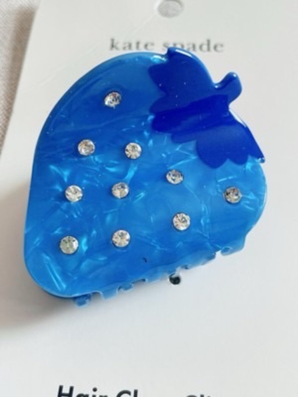 Kate Spade Strawberry Claw Hair Clip - kate spade new york x Target™ Blue - Picture 4 of 4